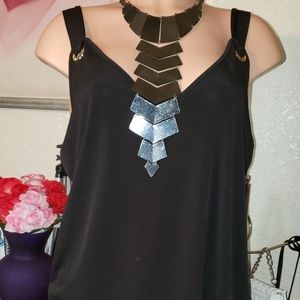 nine west sleeveless blouse